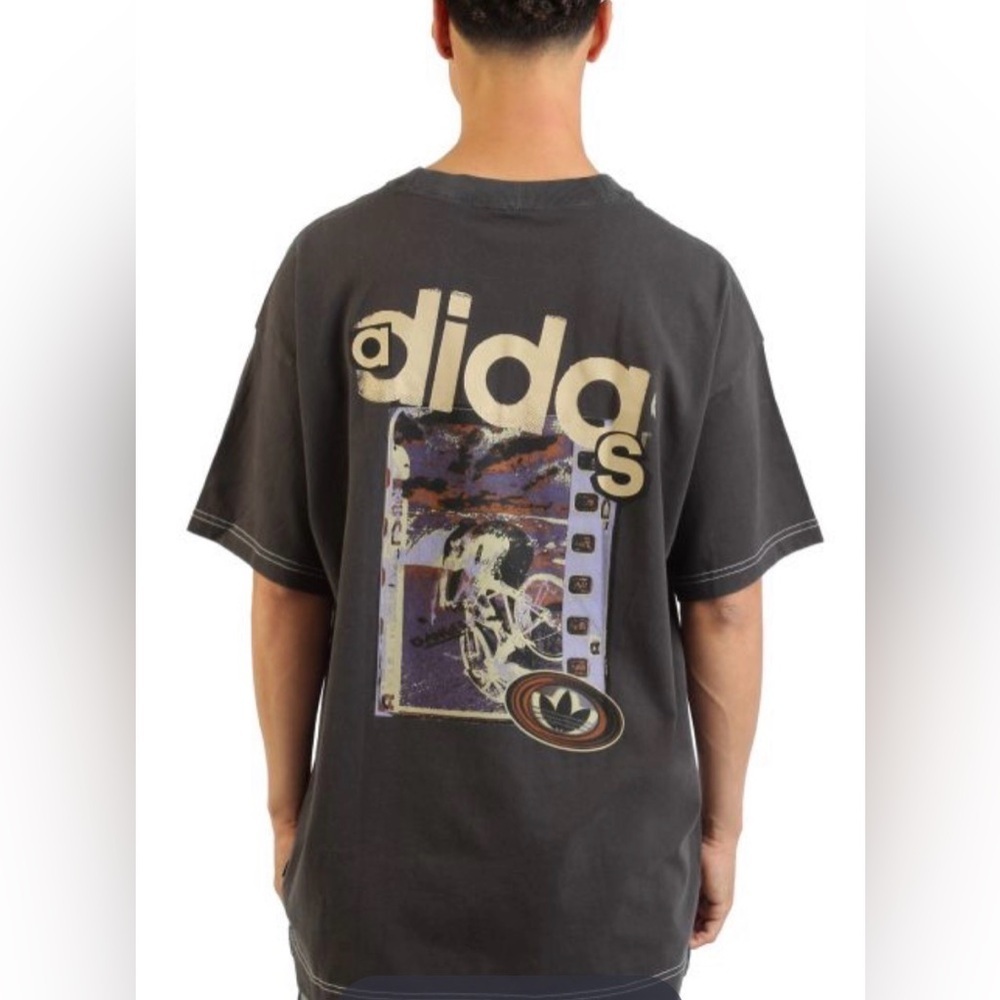 ADIDAS 90S ALTERNATIVE SPORT ARCHIVE T-SHIRT Carbon L